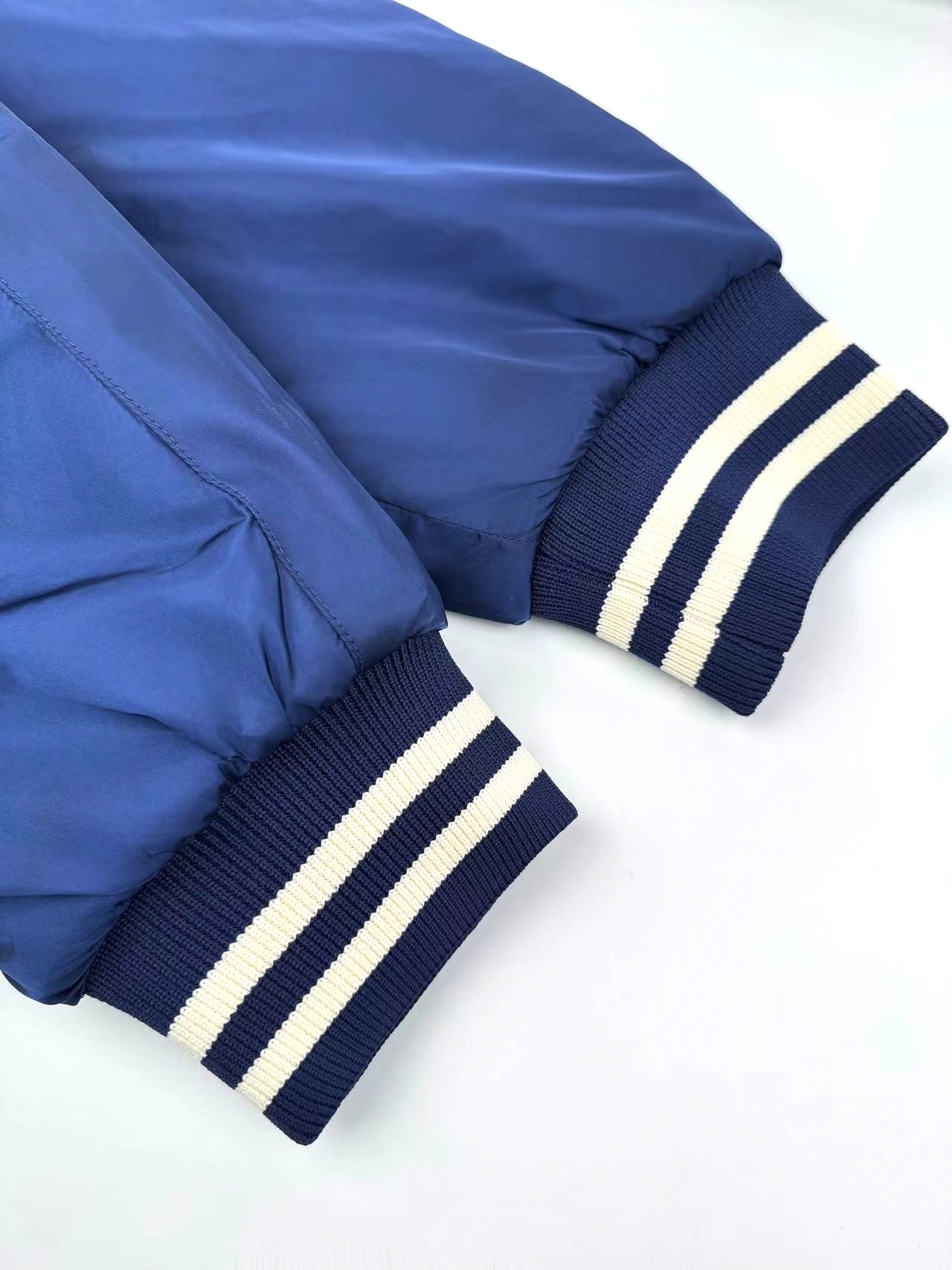 Celine Men's Custom Navy Blue Baseball Jacket - Warm, Soft, and Comfortable 6 i1756658188 379 2