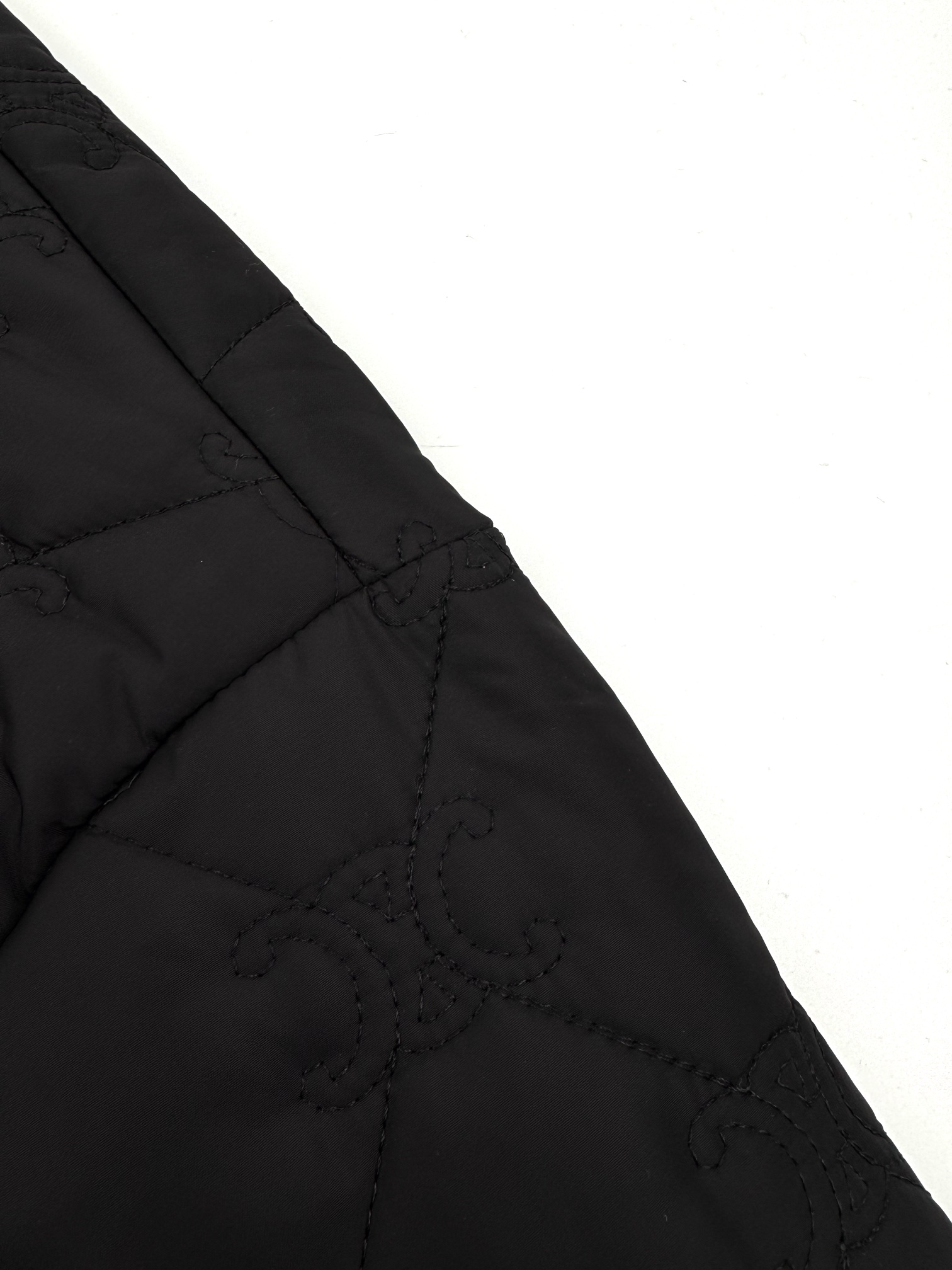 Celinee Men's Black All-Over Print Padded Bomber Jacket - Modern Fit 4 i1756659887 1337 2