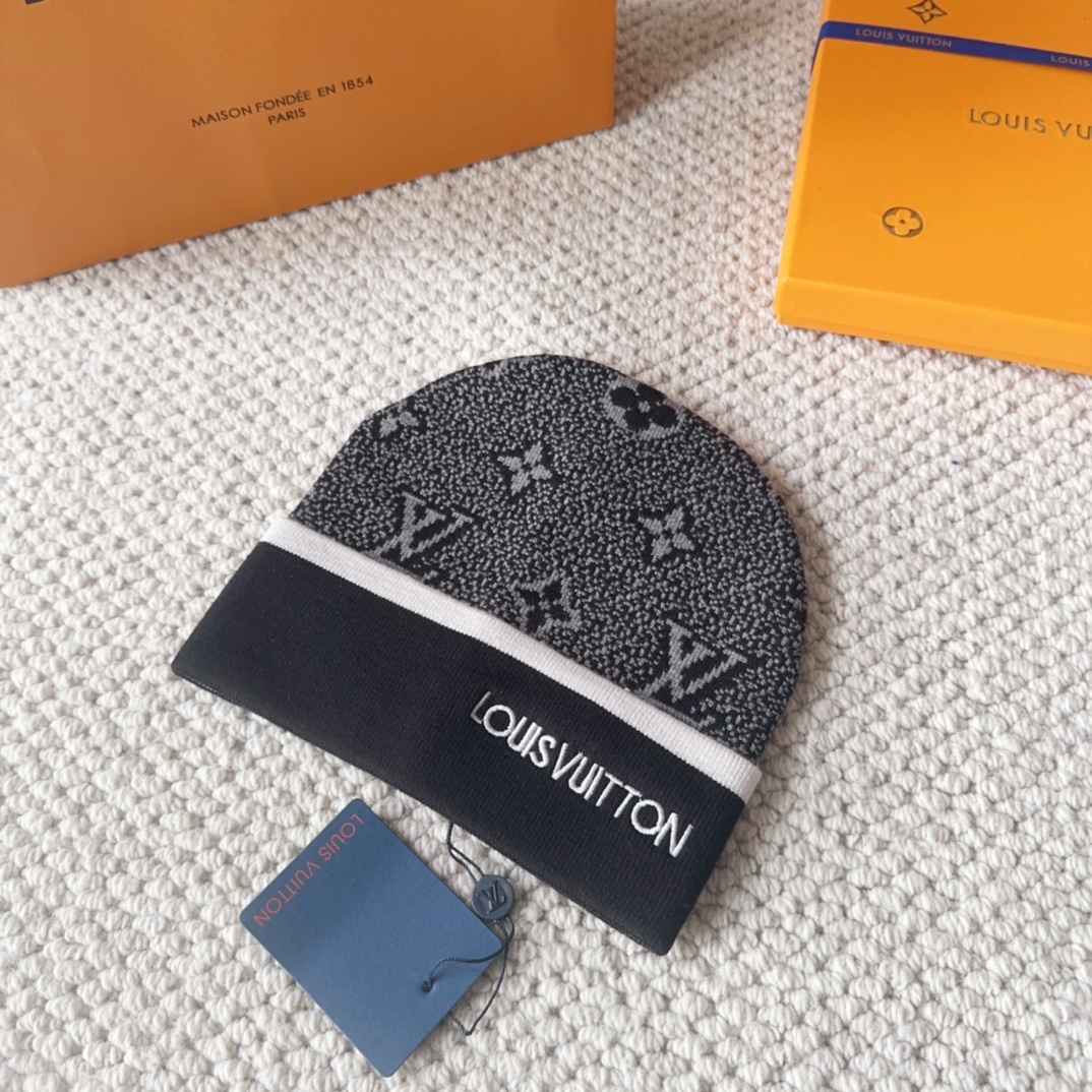 

LV 路易威登 2025秋冬新款毛线帽，男女款针织帽，