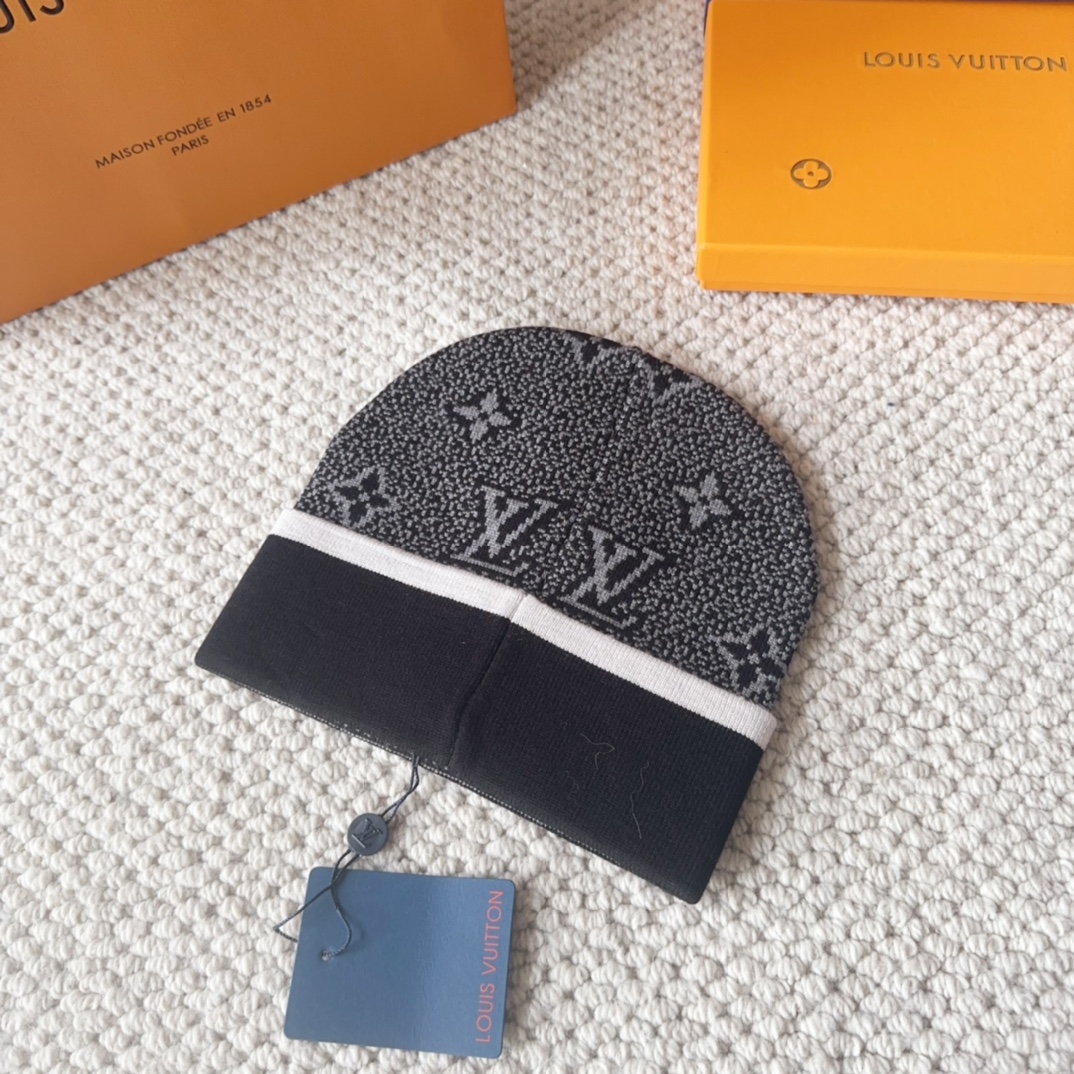 

LV 路易威登 2025秋冬新款毛线帽，男女款针织帽，