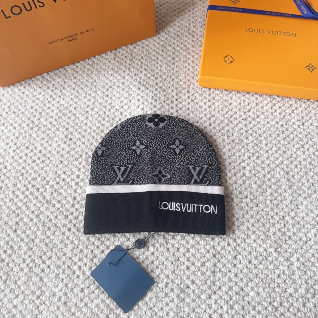 

LV 路易威登 2025秋冬新款毛线帽，男女款针织帽，