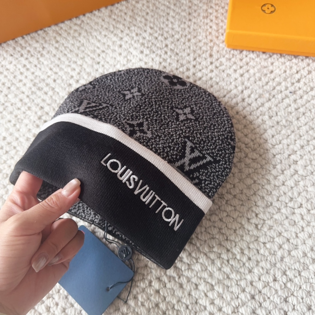 

LV 路易威登 2025秋冬新款毛线帽，男女款针织帽，