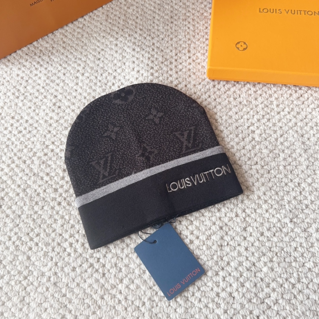 

LV 路易威登 2025秋冬新款毛线帽，男女款针织帽，