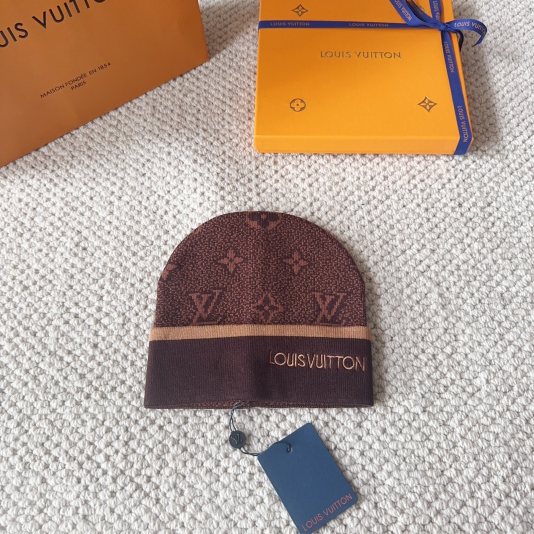 

LV 路易威登 2025秋冬新款毛线帽，男女款针织帽，
