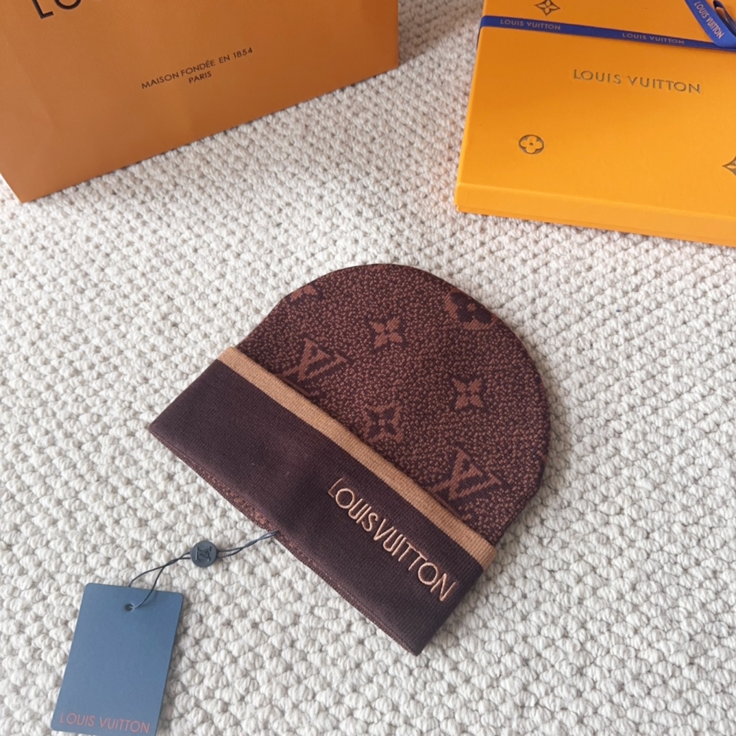 

LV 路易威登 2025秋冬新款毛线帽，男女款针织帽，