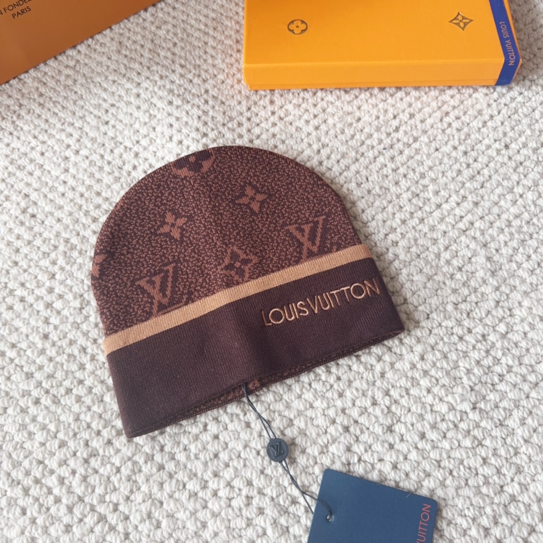 

LV 路易威登 2025秋冬新款毛线帽，男女款针织帽，