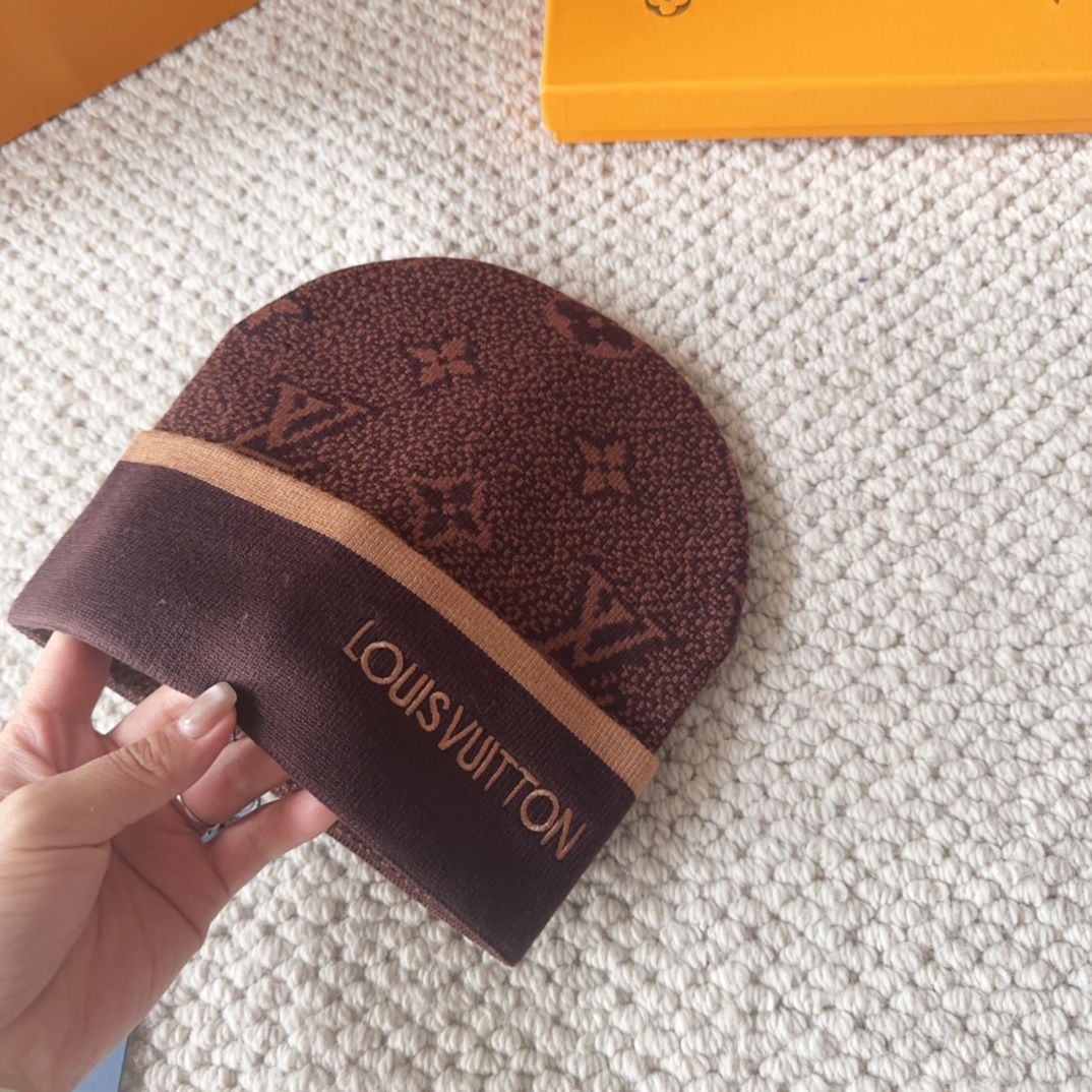 

LV 路易威登 2025秋冬新款毛线帽，男女款针织帽，