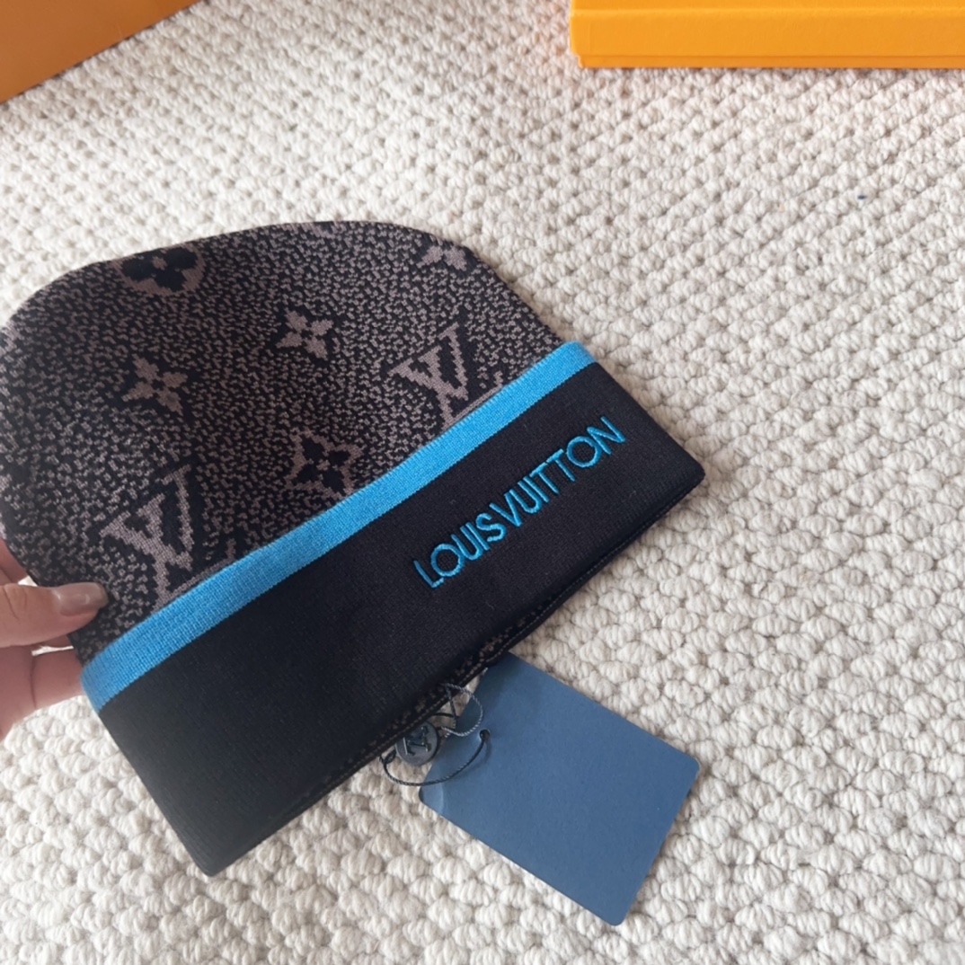 

LV 路易威登 2025秋冬新款毛线帽，男女款针织帽，