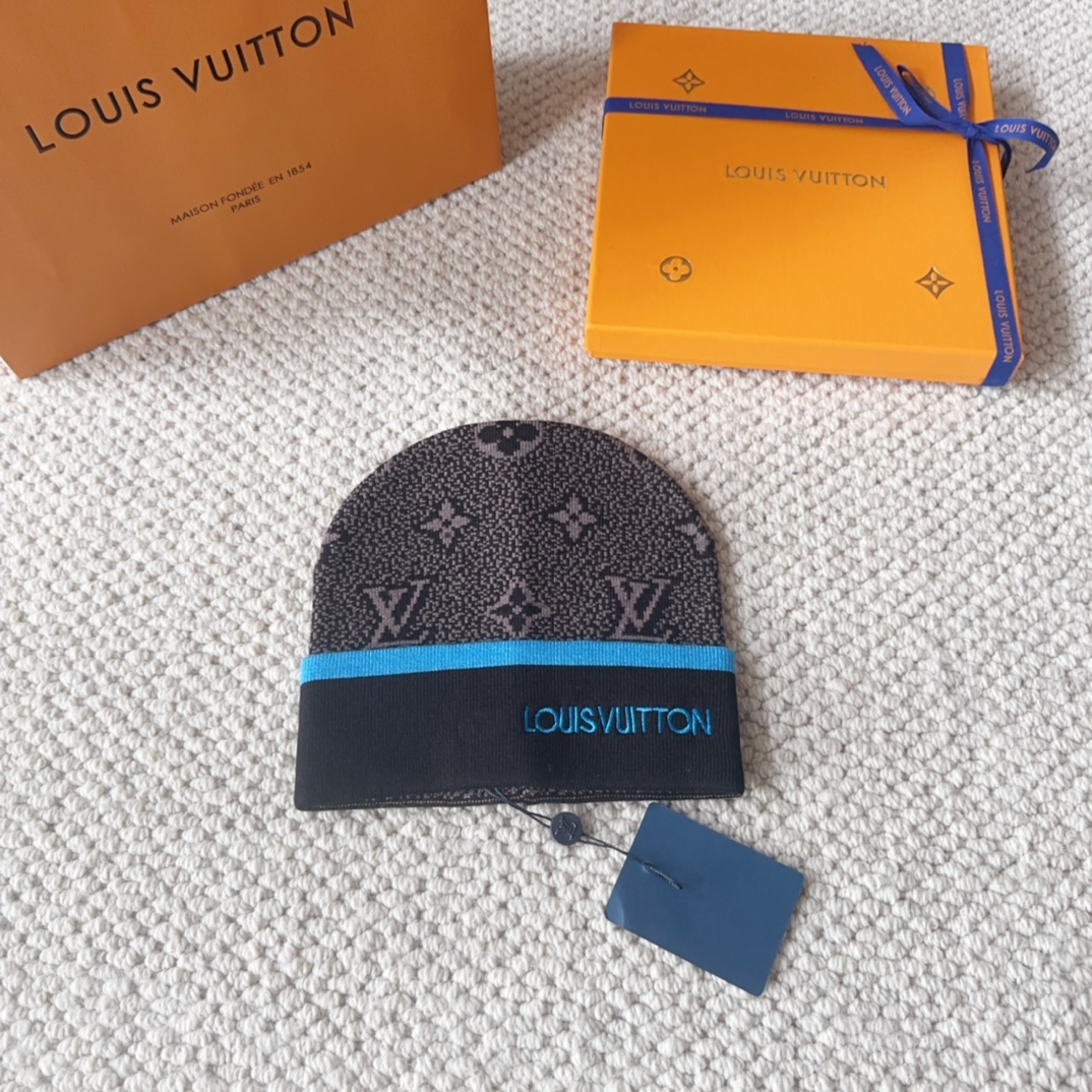 

LV 路易威登 2025秋冬新款毛线帽，男女款针织帽，