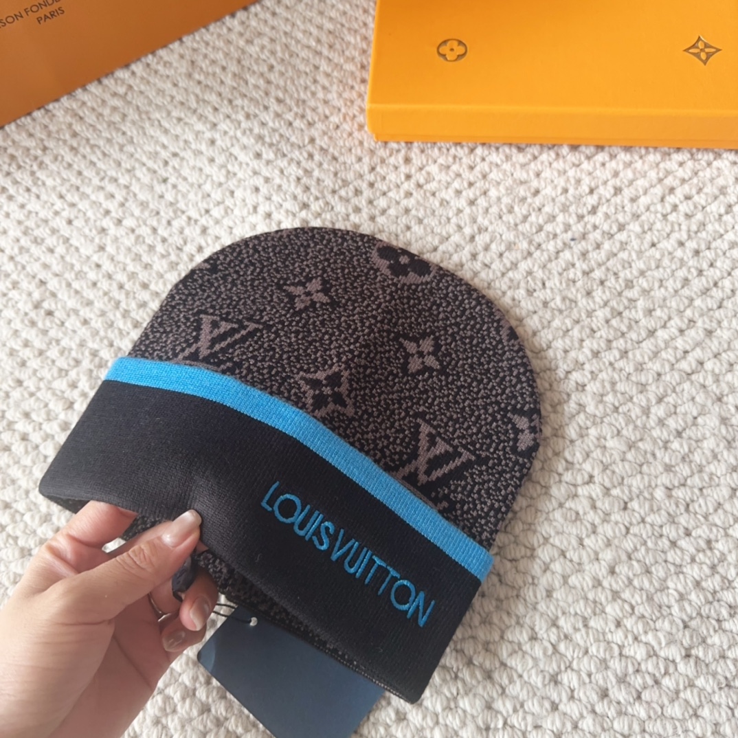 

LV 路易威登 2025秋冬新款毛线帽，男女款针织帽，