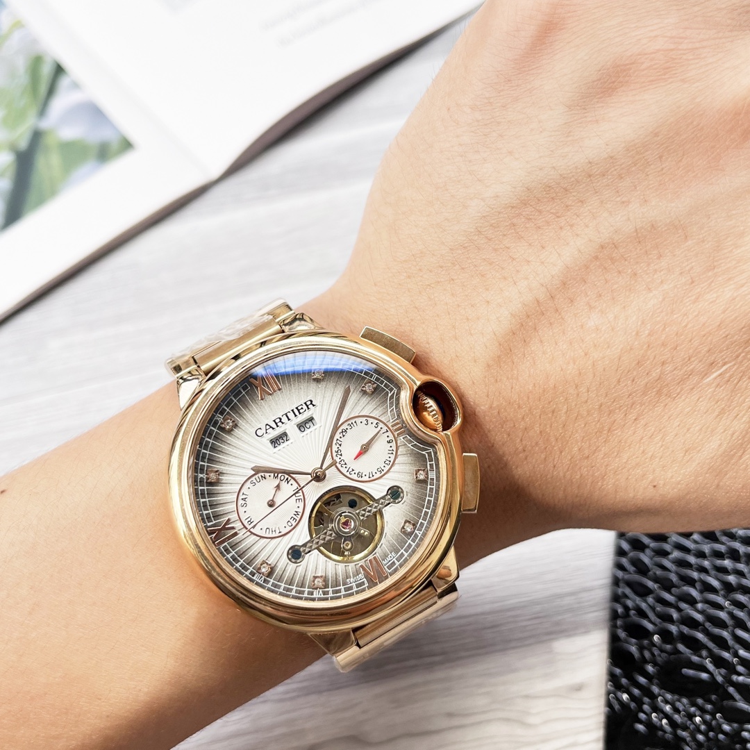 NO:340357,Platinum Steel 30 Blue Balloon Series Shockingly launched [Latest] Cartier Multifunctional Boutique Design [Type] Boutique Men's Watch [Watch Strap] Real Cowhide Strap [Movement] High-end Fully Automatic Mechanical Movement [Mirror] Mineral Strengthened Glass (More High Definition) Elegant Taste, Exotic, Ingenious, Ingenious, Wrist Treasure, Size Diameter 42mm Thickness 12.5mm Hot Sale!  Welcome to reprint!  cartier cowhide19860909白金钢30 蓝气球系列 震撼上市【最新】卡地亚 多功能精品设计【类型】精品男士腕表【表带】真牛皮表带【机芯】高端全自动机械机芯【镜面】矿物质强化玻璃（更高清） 品味高雅 浩瀚大气 匠心独运 腕间瑰宝 尺寸直径42mm厚12.5mm热卖上市！欢迎转载！,,cartier,cowhide,Watch