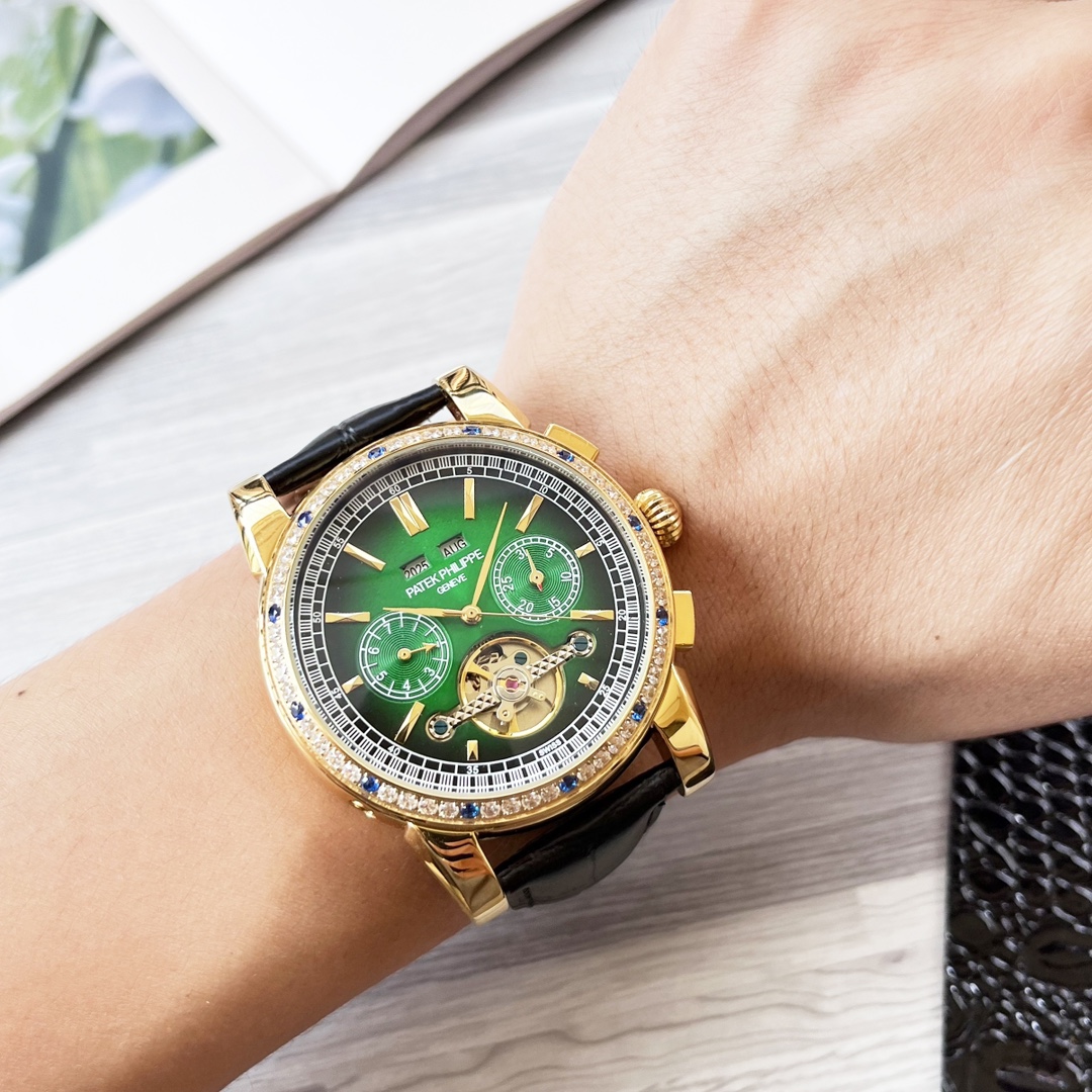 NO:340298,Unified, complex timepiece, luxurious and atmospheric, classic new products, shockingly launched [Latest] Patek Philippe, multi-functional boutique, large flywheel design [Type] boutique men's watch [Watch strap] real cowhide strap [Movement] high-end fully automatic mechanical movement [Mirror] mineral reinforced glass (more high definition) Elegant taste, vast and atmospheric, ingenious, wrist treasure, dimensions, diameters, thicknesses, 12.5mm, and hot sale!  Welcome to reprint!  ,,patek philippe,cowhide19860909统一 复杂时计 奢华大气 经典新品 震撼上市【最新】百达翡丽 多功能精品 大飞轮设计【类型】精品男士腕表【表带】真牛皮表带【机芯】高端全自动机械机芯【镜面】矿物质强化玻璃（更高清） 品味高雅 浩瀚大气 匠心独运 腕间瑰宝 尺寸直径42mm厚12.5mm热卖上市！欢迎转载！,,patek philippe,cowhide,Watch