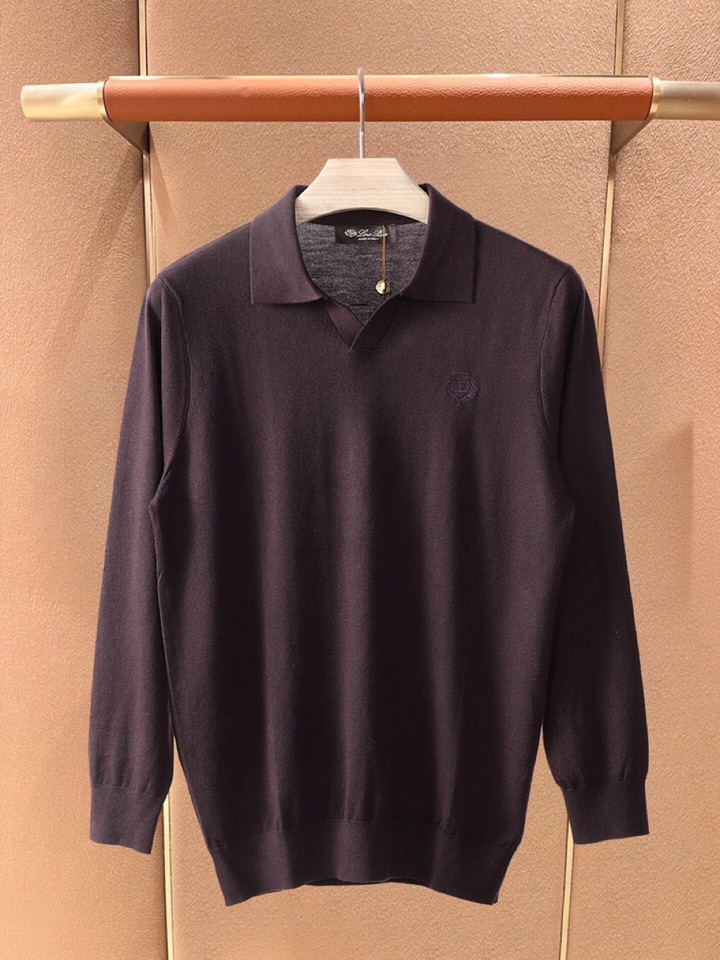 Loro Piana 诺悠翩雅lP🆕 超级爆款推荐，秋冬新品男装系列爆款V领针织衫，作为年度最是经典单品