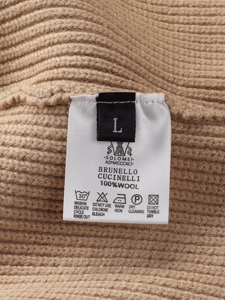 Brunello Cucinelli BC秋冬新款全拉链立领开衫羊毛衫外套，精选优质面料，手感细腻柔软舒