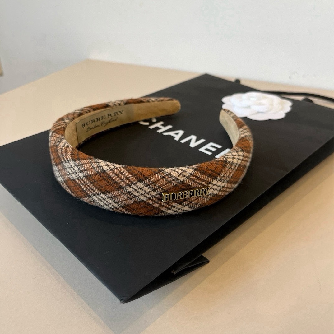 NO:702808,Burberry plaid hairband hairpins, hairpins, burberry, burberry, hairpins19860909Burberry巴宝莉格子发箍发夹,发夹,burberry,burberry,hairpins,accessory