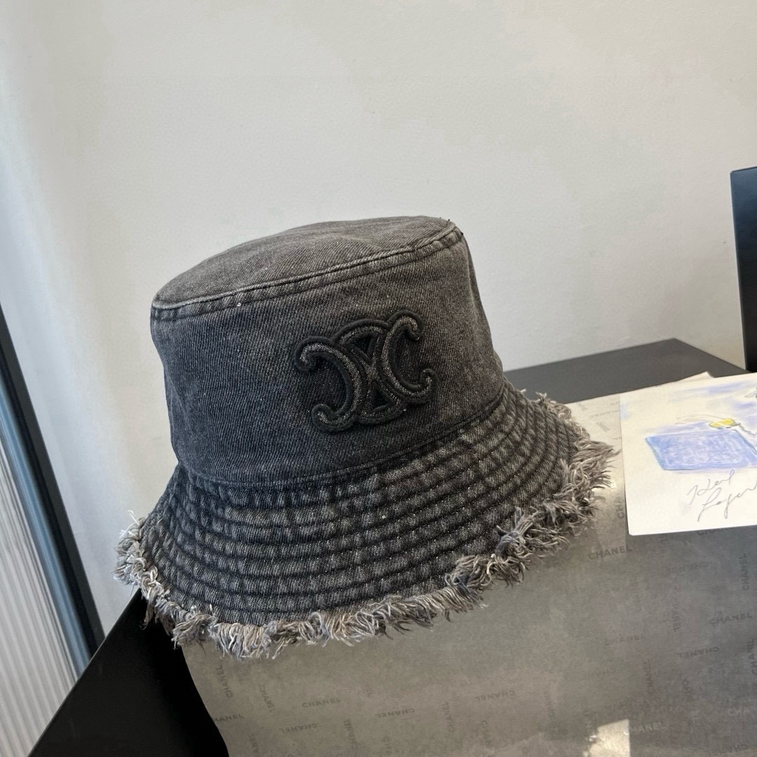 🆕

赛琳新款牛仔渔夫帽，头围57cm