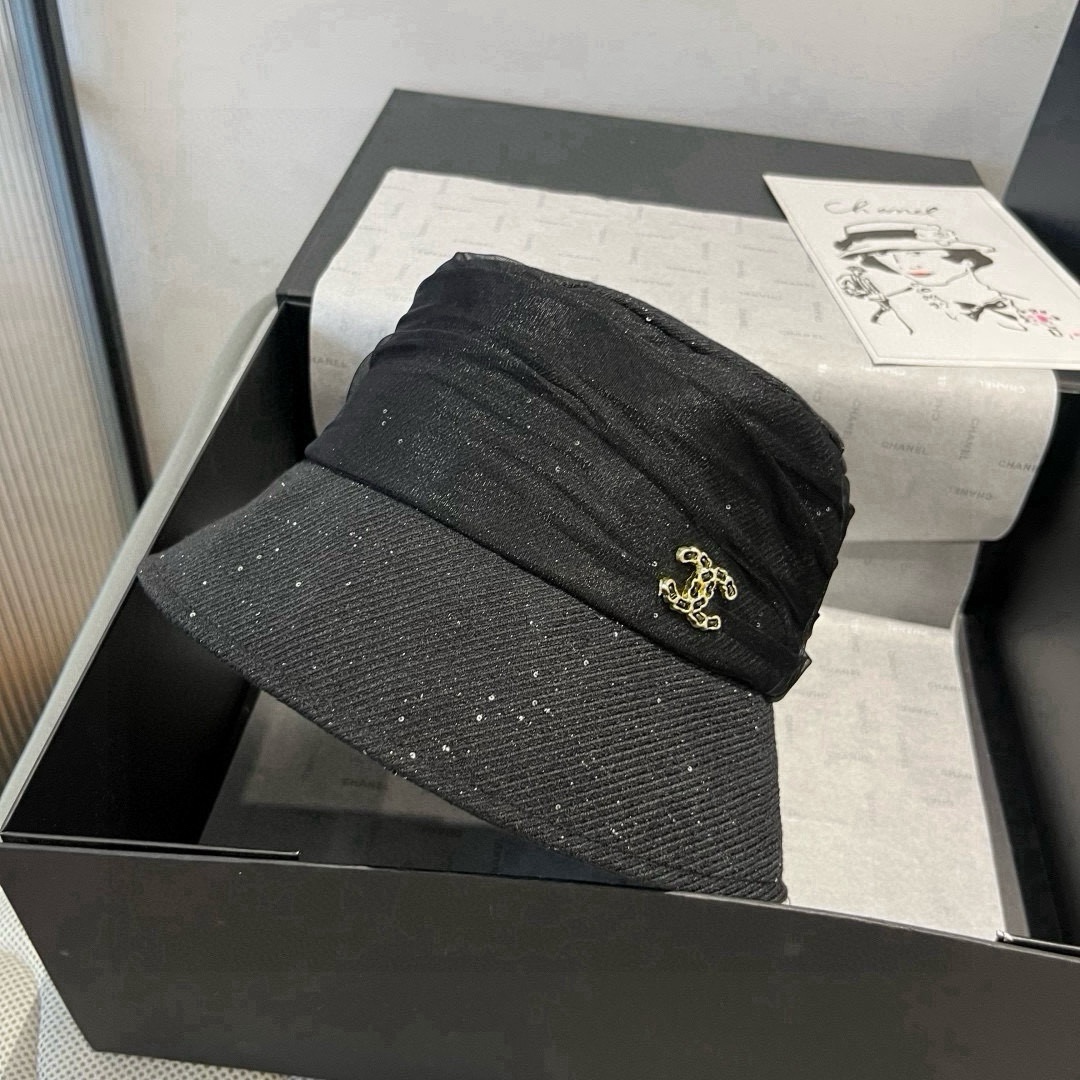 🆕

香奈儿新款遮阳渔夫帽、防紫外线布帽，可折叠头围57cm