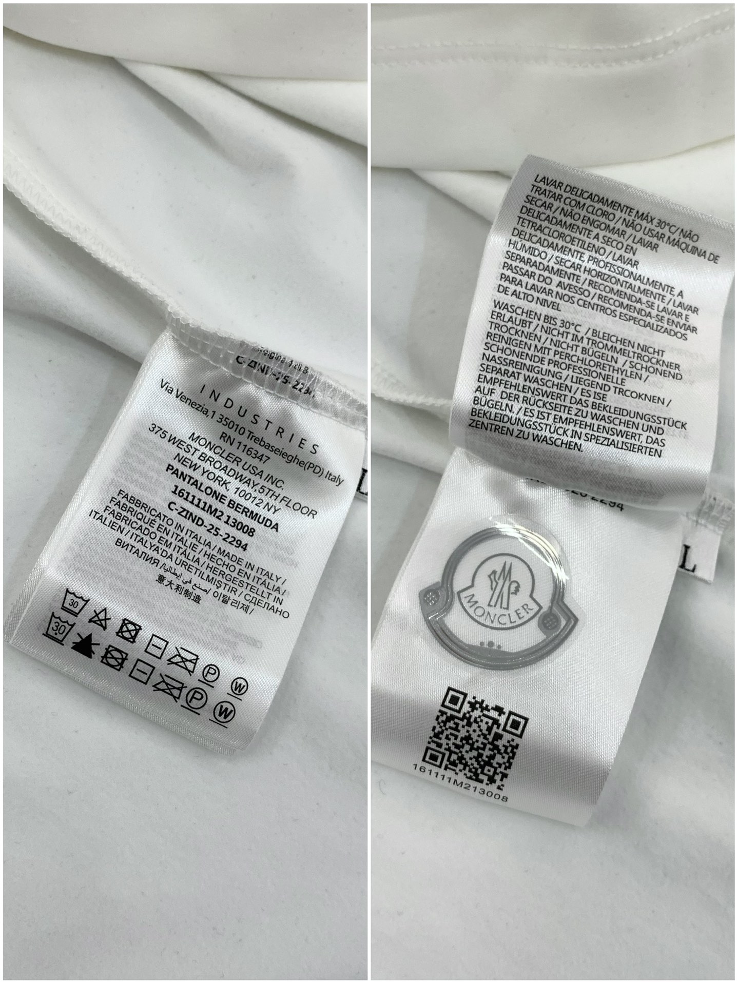 ，Moncler 蒙口，2025秋季最新品，专柜同步有售，原单狠货，时尚休闲圆领长袖T恤，上身舒适！吸睛