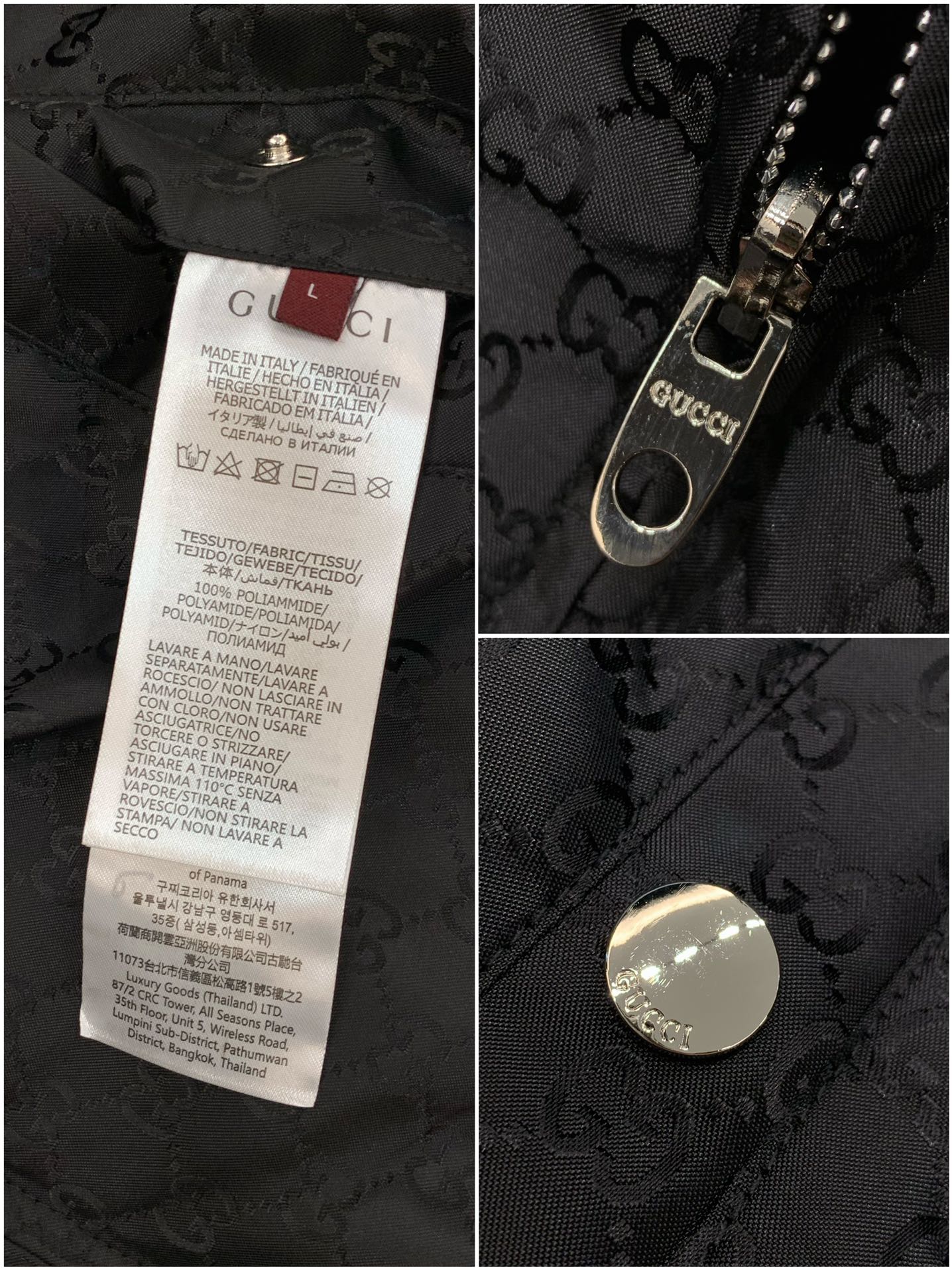 ，Gucci 古驰，2025秋季最新款，专柜同步有售，原单狠货，时尚休闲两面穿连帽夹克外套，上身很有特点