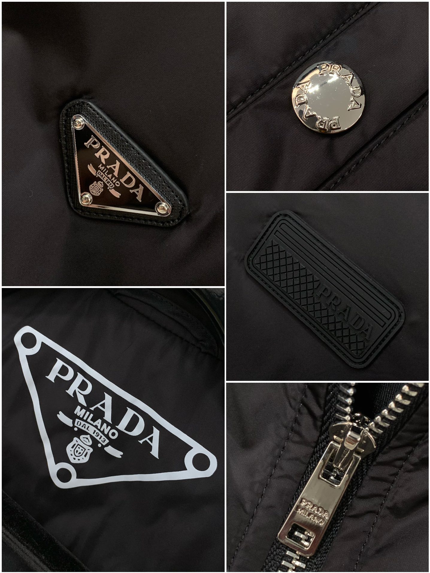 ，PRADA 普拉达，2025秋季最新品，专柜同步有售，时尚休闲➕薄棉夹克外套，进口原版面料，做工极为复