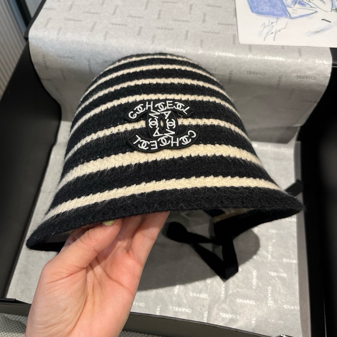 🆕

香奈儿新款针织渔夫帽，头围57cm
