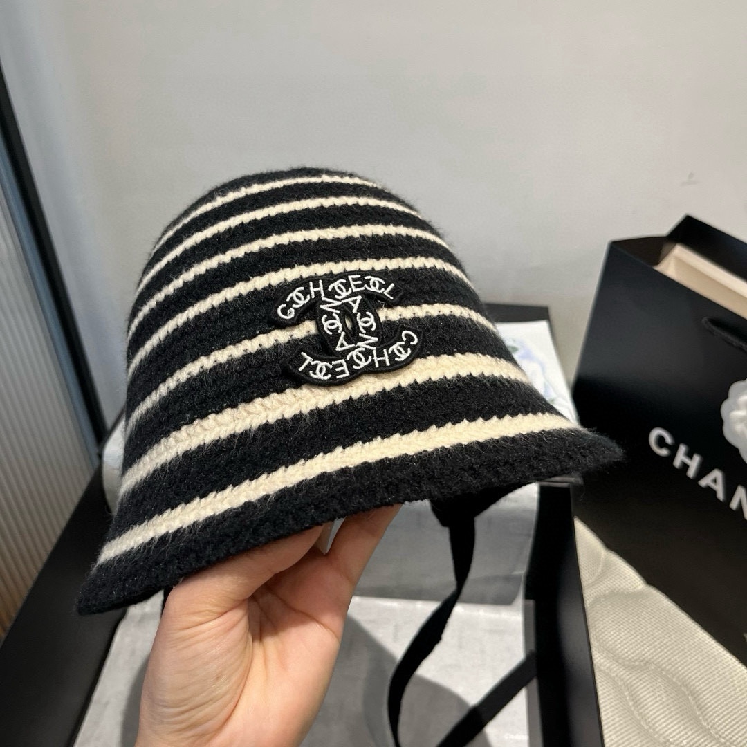 🆕

香奈儿新款针织渔夫帽，头围57cm
