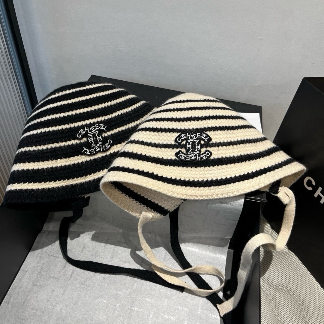 🆕

香奈儿新款针织渔夫帽，头围57cm
