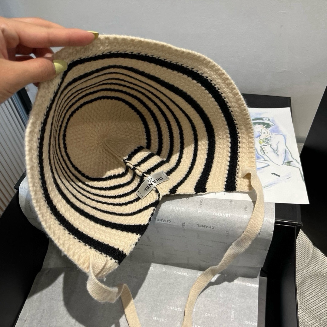 🆕

香奈儿新款针织渔夫帽，头围57cm
