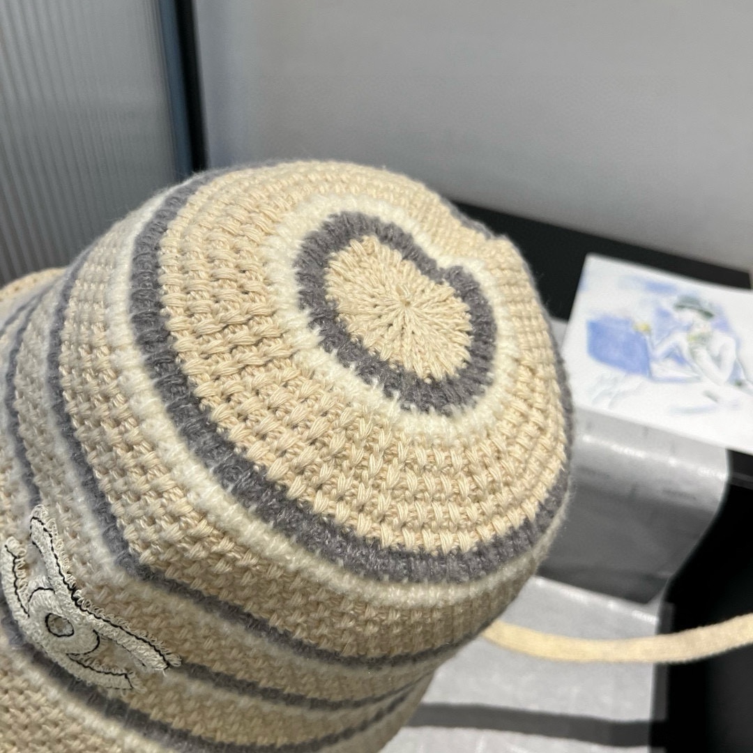 🆕

香奈儿新款针织渔夫帽，头围57cm
