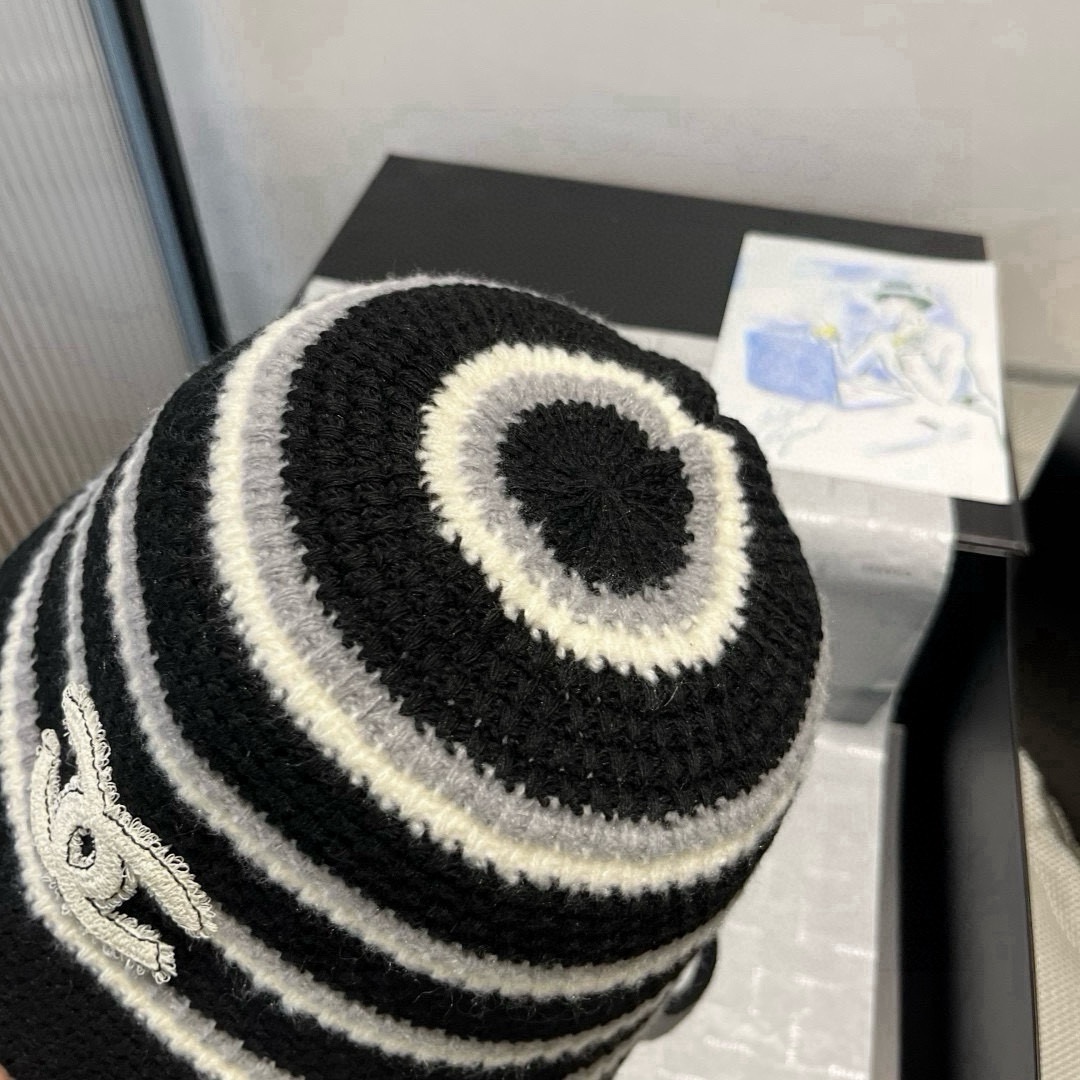 🆕

香奈儿新款针织渔夫帽，头围57cm
