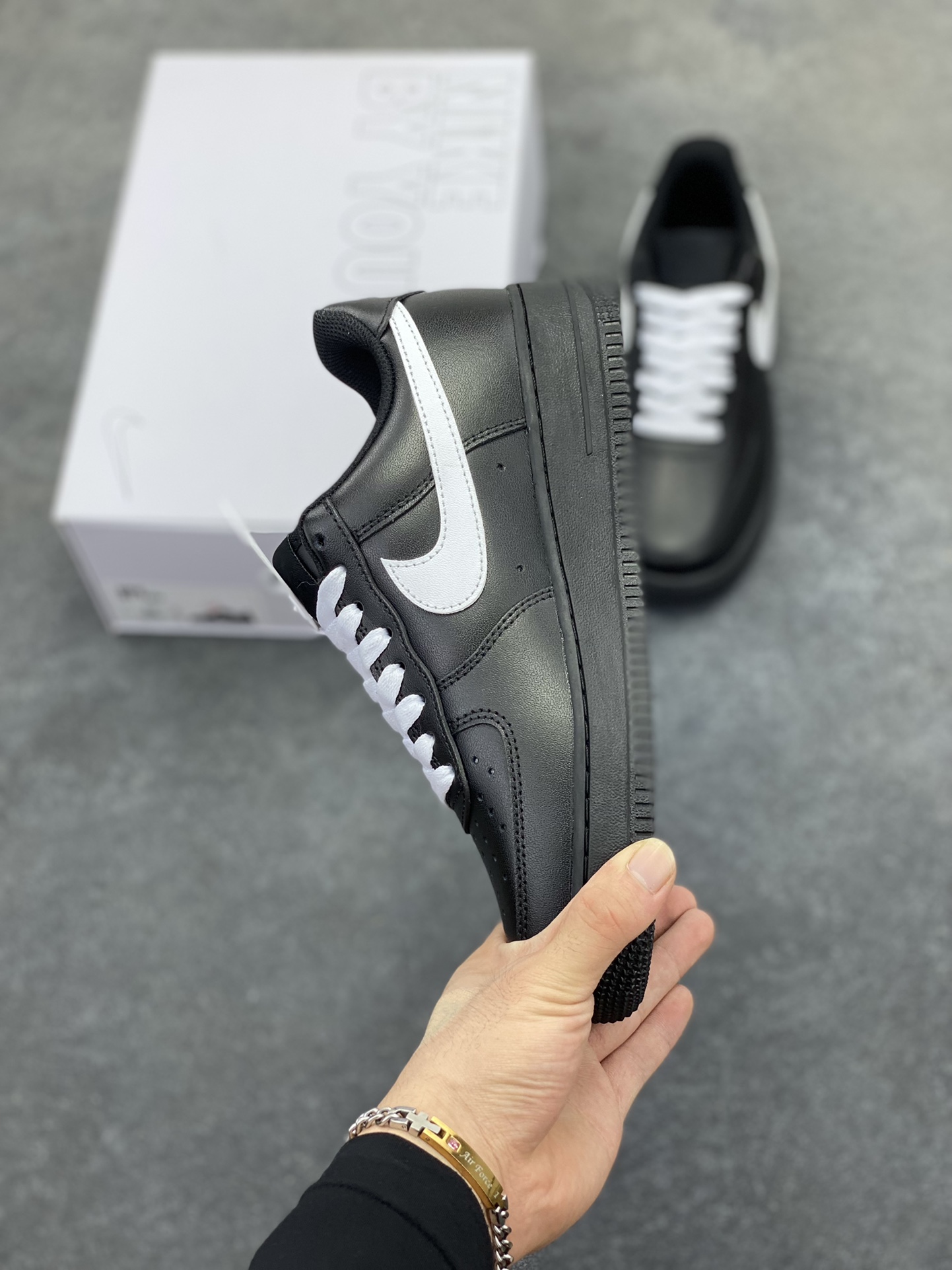 图片[3]-NK Air Force 1‘07 Low 定制款抽屉盒 空军一号低帮休闲板鞋 定制皮料 原楦原纸板 纯正版型 高清洁度 内置全掌气垫 货号：CW2288-111 尺码：36 36.5 37.5 38 38.5 39 40 40.5 41 42 42.5 43 44 44.5 45-选品中心