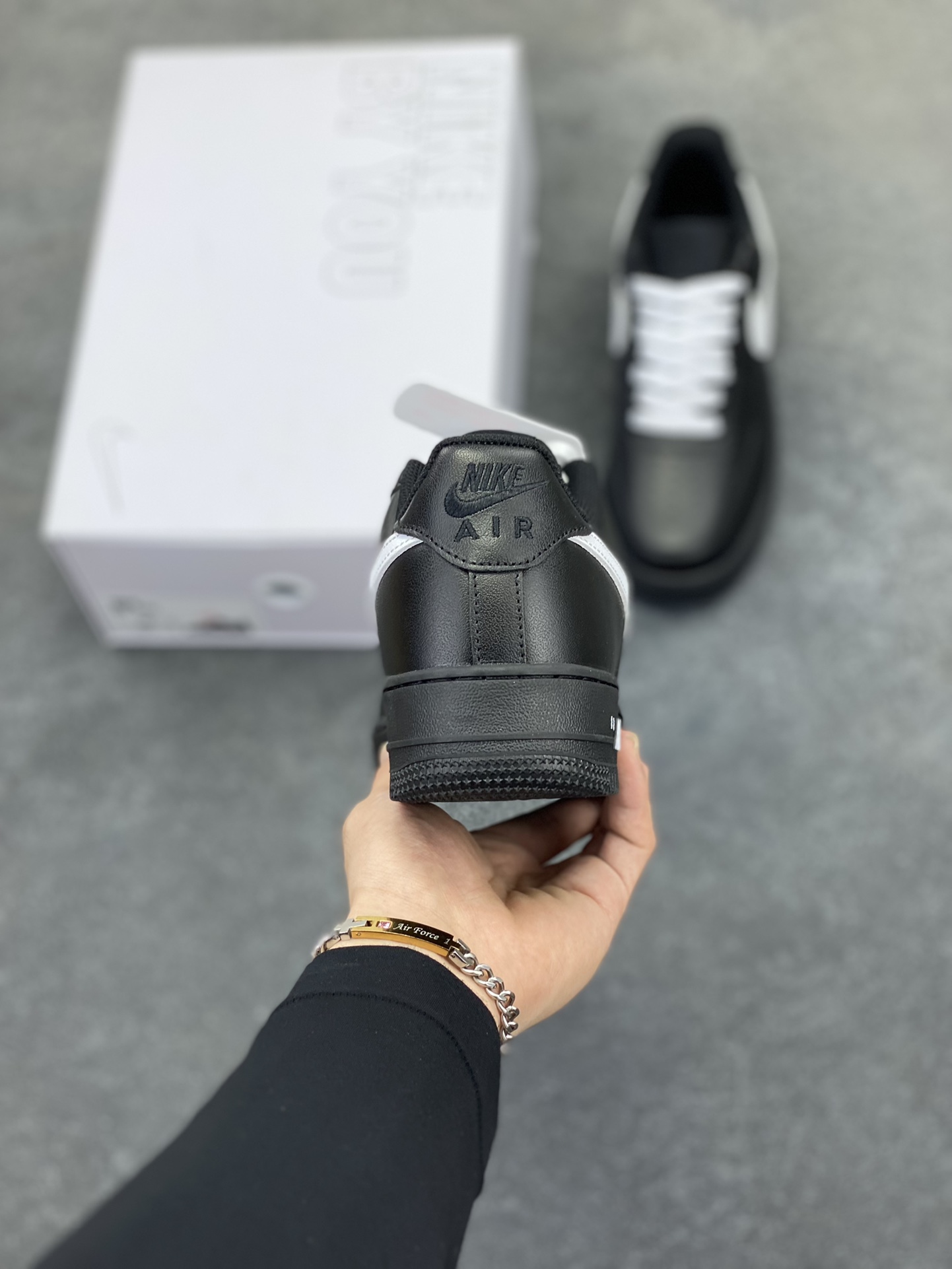 图片[4]-NK Air Force 1‘07 Low 定制款抽屉盒 空军一号低帮休闲板鞋 定制皮料 原楦原纸板 纯正版型 高清洁度 内置全掌气垫 货号：CW2288-111 尺码：36 36.5 37.5 38 38.5 39 40 40.5 41 42 42.5 43 44 44.5 45-选品中心