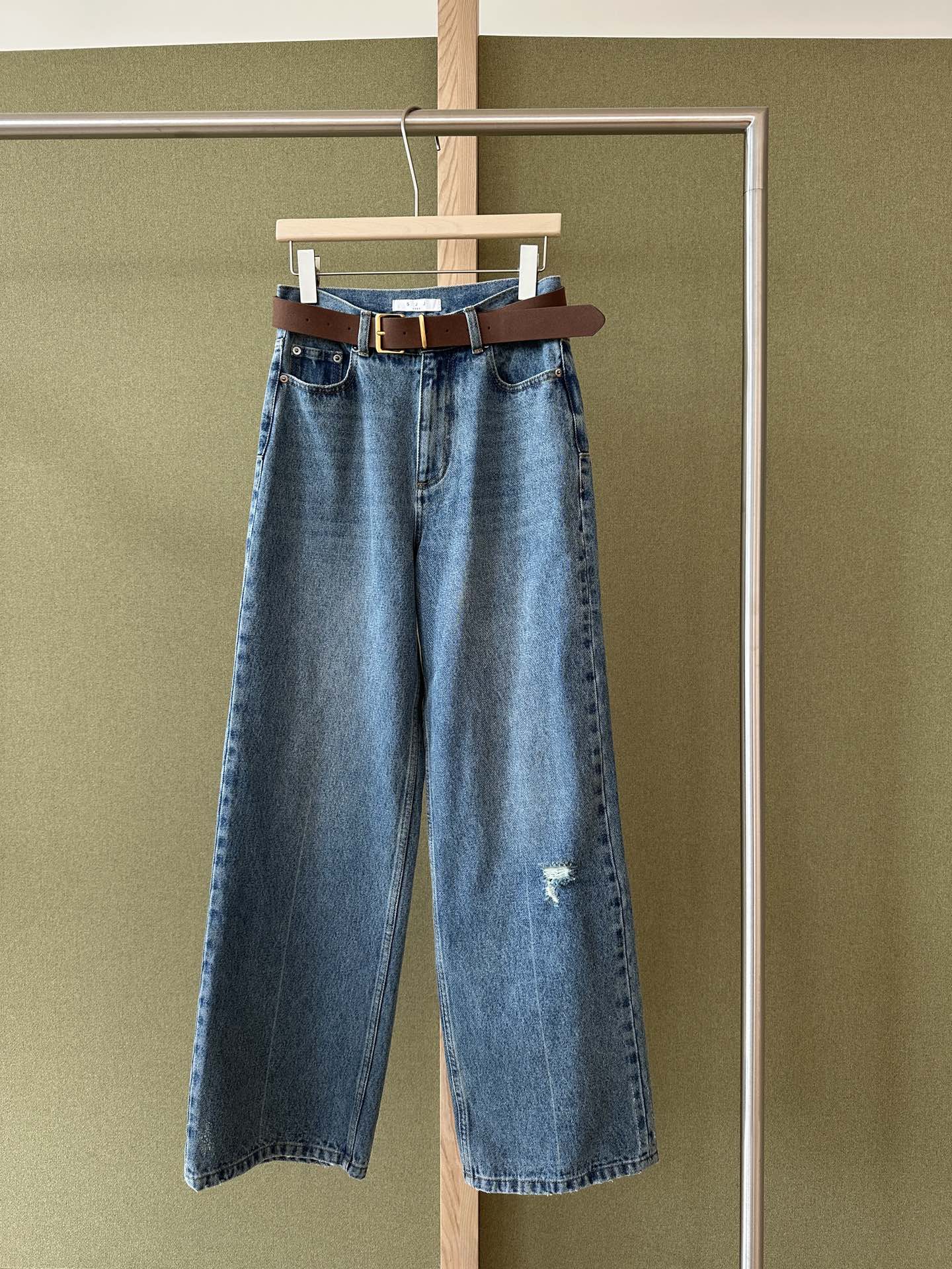 NO:484771,YS ｜ NEW ARRIVALS! Suede Brown Belt Jeans SML, jeans,chamois leather,alexander wang19860909YS ｜ NEW ARRIVALS! 麂皮棕 腰带牛仔裤  SML,,jeans,chamois leather,alexander wang,Women's clothing