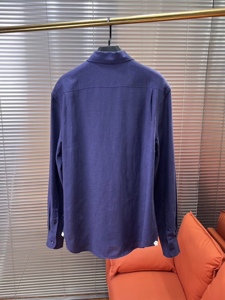 Loro Piana 诺悠翩雅lP🆕 1995年春夏系列长袖衬衫 成份：100%亚麻，超级天然植物亚麻纤