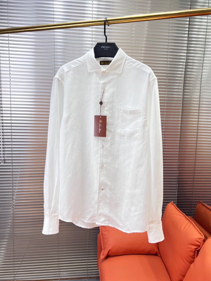 Loro Piana 诺悠翩雅lP🆕 1995年春夏系列长袖衬衫 成份：100%亚麻，超级天然植物亚麻纤