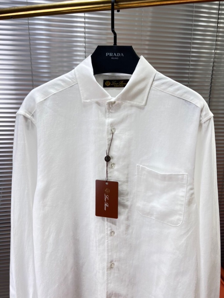 Loro Piana 诺悠翩雅lP🆕 1995年春夏系列长袖衬衫 成份：100%亚麻，超级天然植物亚麻纤
