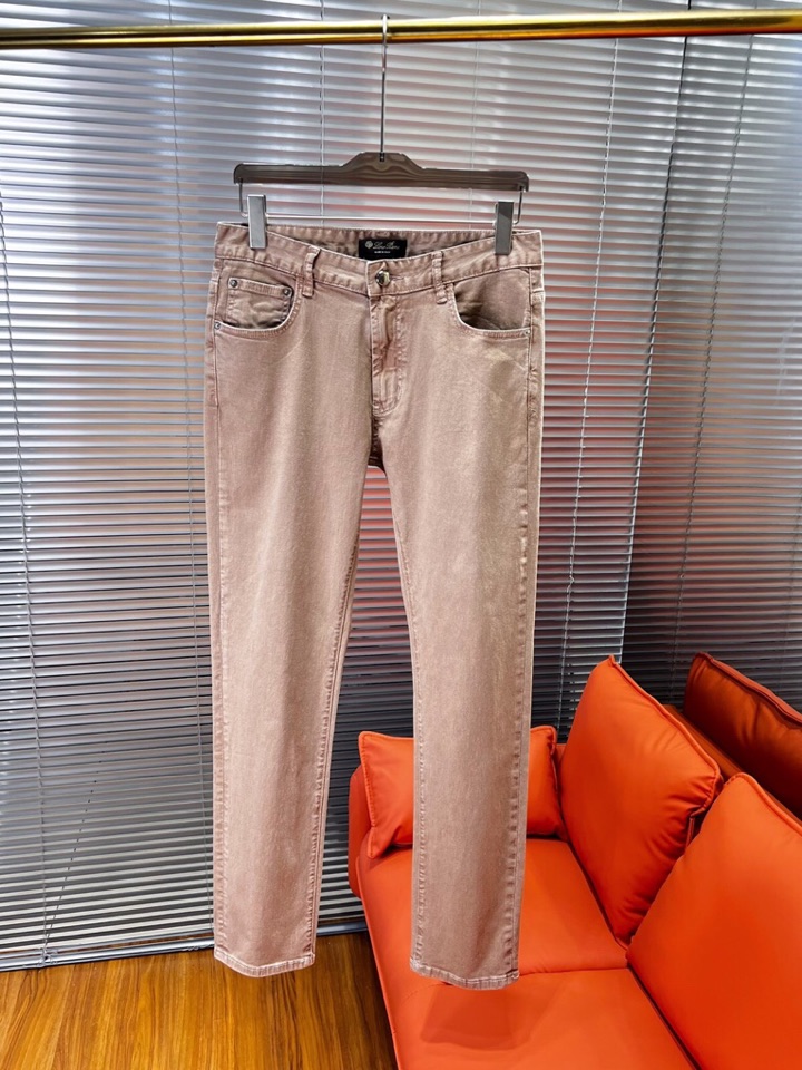 Loro Piana 诺悠翩雅lP🆕 高级定制 ss春夏新款原单牛仔裤 修身直筒版型，柜台同步发售 原版