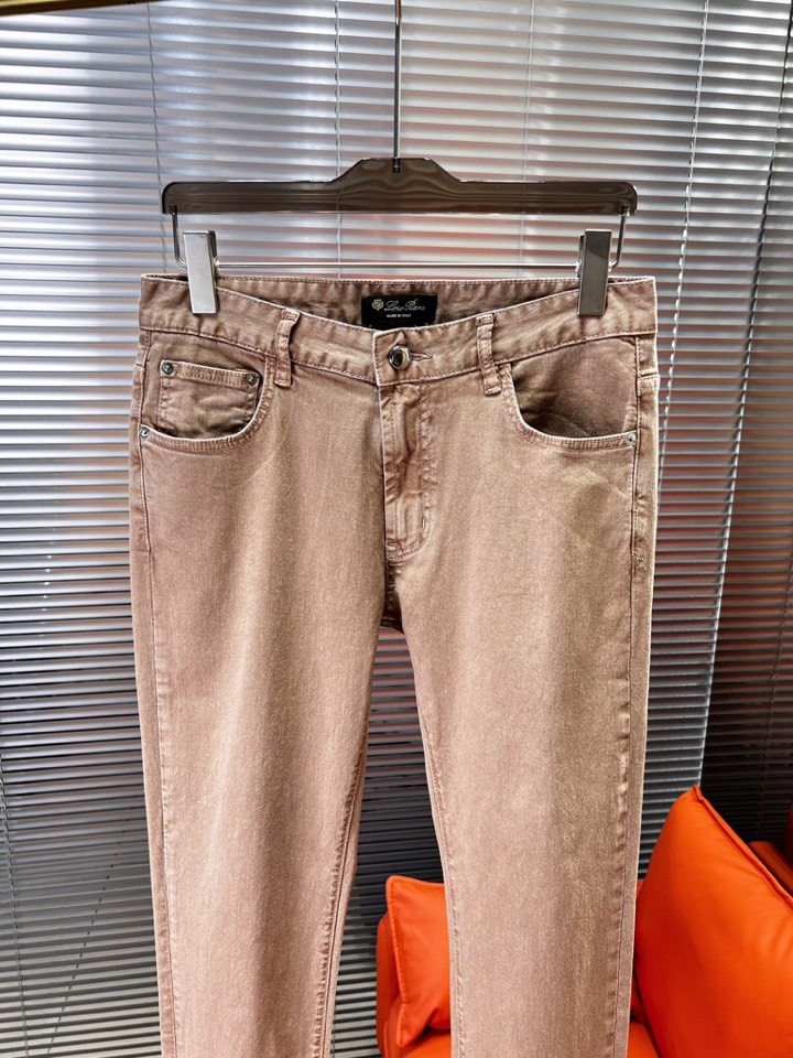 Loro Piana 诺悠翩雅lP🆕 高级定制 ss春夏新款原单牛仔裤 修身直筒版型，柜台同步发售 原版