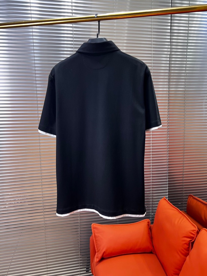 Brunello Cucinelli BC 夏季新品发售，短袖翻领T恤Polo衫，这个棉质纤维的热和电传