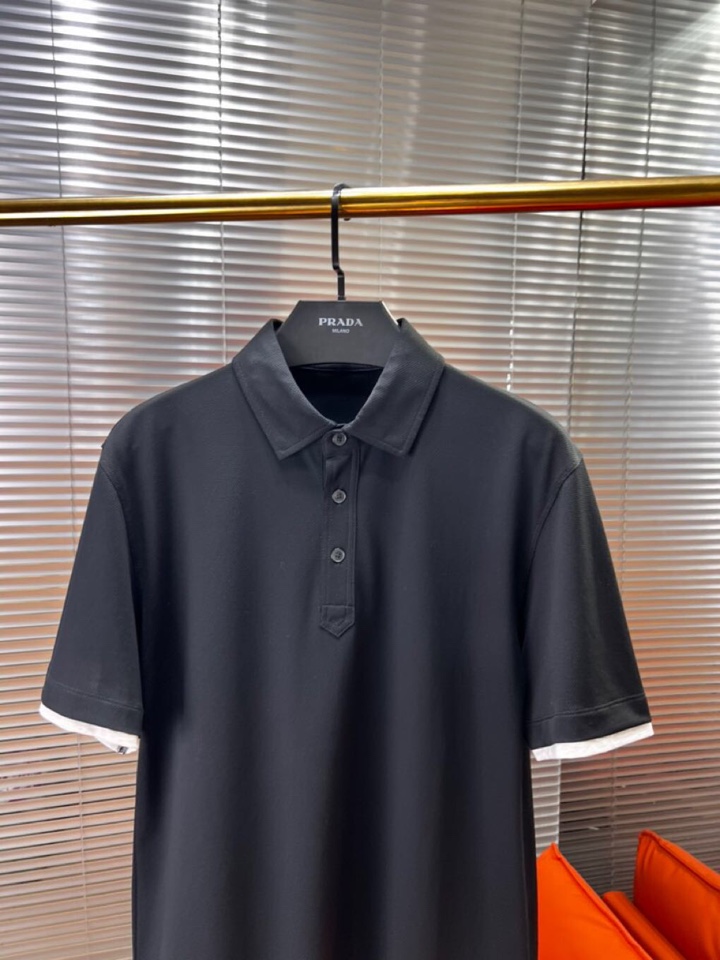 Brunello Cucinelli BC 夏季新品发售，短袖翻领T恤Polo衫，这个棉质纤维的热和电传