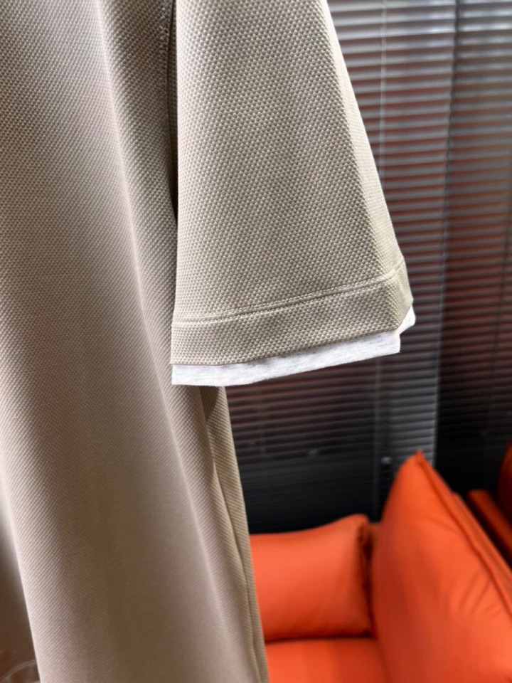 Brunello Cucinelli BC 夏季新品发售，短袖翻领T恤Polo衫，这个棉质纤维的热和电传