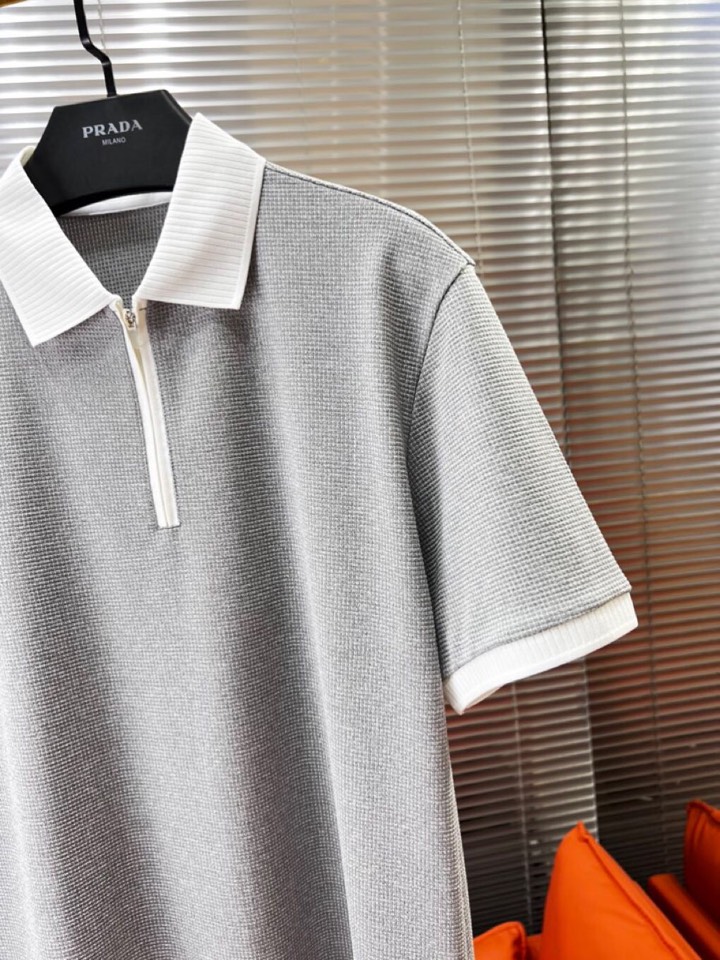 Loro Piana 诺悠翩雅lP🆕 1995短袖翻领T恤POLO衫，轻盈无压力的棉质，布面肌理感饱满，