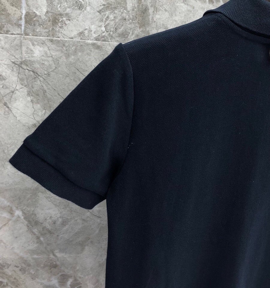 THOM BROWNE 汤姆布朗 TB🌺女款珠地棉角织带连衣裙 \n码数：0.1.2 颜色：灰、蓝（下单