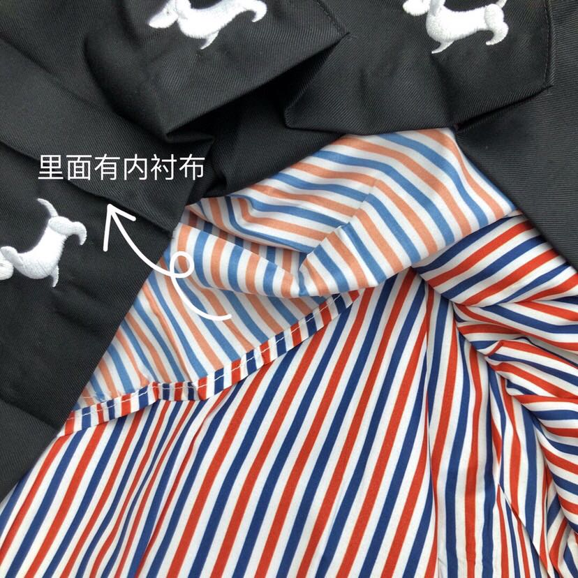 THOM BROWNE 汤姆布朗 TB🌺女款小狗刺绣半裙 可配套装，码数：0-3 颜色：灰、黑\n（下单