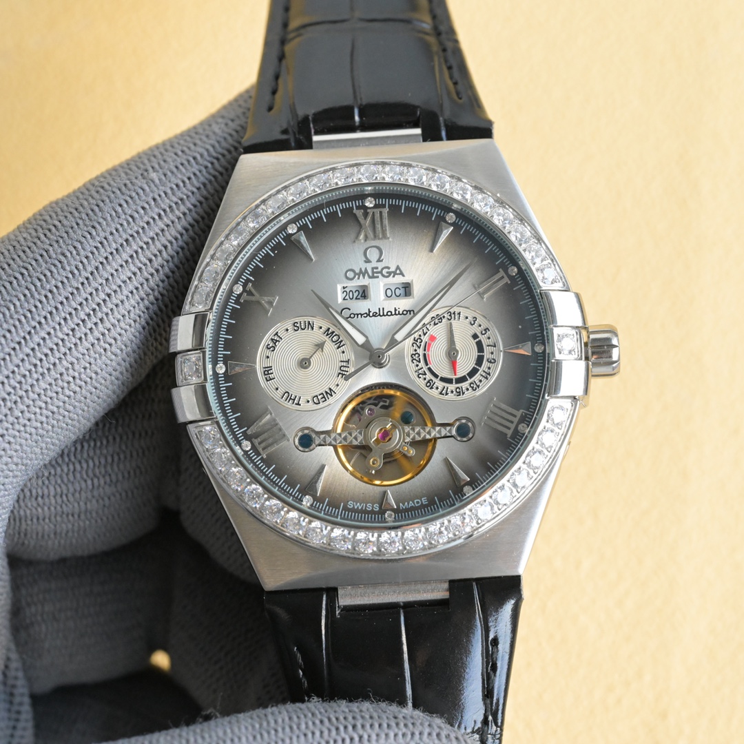 NO:340348,White and gold brand Omega boutique men's watches, noble and elegant, gentlemanly style, excellent quality, and hot-selling throughout the city. It uses fully automatic mechanical movement, top-grade 316 stainless steel case, imported calfskin strap, super mineral mirror, diameter 42mm, omega, cowhide19860909白 金 品牌欧米茄 精品男士腕表 尊贵大气,绅士风范,卓越品质,热卖全城.采用全自动机械机芯,顶级316精钢表壳,进口小牛皮表带,矿物质超强镜面,直径42mm,,omega,cowhide,Watch