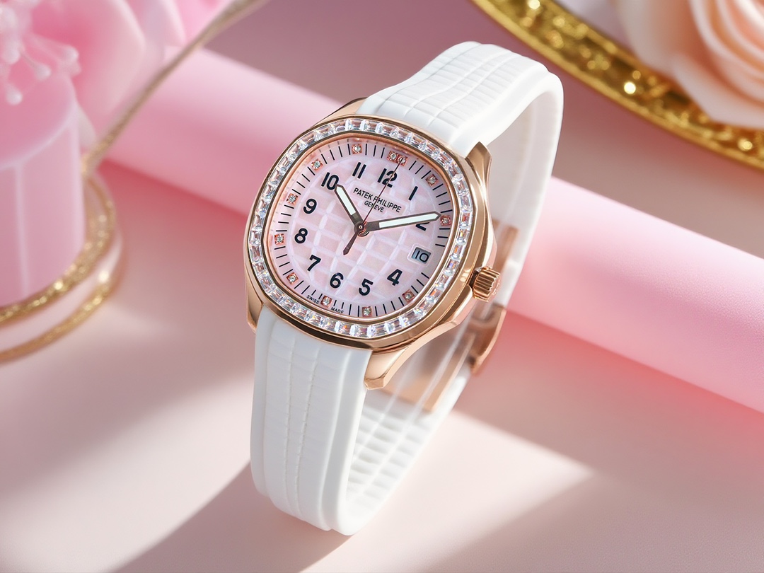 NO:340400,New buckle of brick 50. GR factory launched 38.8mm Patek Philippe Grenade AQUANAUT series mechanical watch, 5167A/5168G/5167R series watches - exclusively developed and customized Patek Philippe PATEK PHILIPPE. Imported and modified 324SC movement, upgraded and improved the shortcomings of the market version, and the movement function savings last for about 55 hours. The quality is extremely stable. The product uses the bold design of the grenade shape to show the dynamic and fashionable charm of the wrist timepiece, and also demonstrates the men's yearning for the distant spirit, without losing the elegance and exquisiteness, highlighting the temperament of Patek Philippe sports watches. [Case]  1. The case still retains a round octagonal appearance, made of 904 stainless steel, polished and polished to make it look more exquisite and gorgeous design style, the material is sturdy and durable, with a diameter of 38.8mm and a thickness of 8.9mm. 2. The flat part is consistent with the genuine product, the sides are frosted, and the flat part of the bezel is decorated with vertical satin patterns. While ensuring a beautiful color, it also takes into account the wear resistance. 3. The case and lugs are formed in one piece, with smooth lines and fitting the wrist. 4. The crown is also made of stainless steel. The screw-in design ensures the waterproof performance of the watch, and the anti-slip texture style design ensures that the watch can be accurately calibrated, ensuring that each watch is 100% waterproof test. [Watch strap/buckle]  The tape is made of natural 