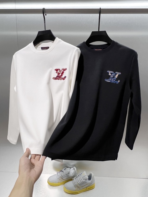 Louis Vuitton 2025 Fall/Winter Multicolor Jacquard Long Sleeve T-Shirt 1 Louis Vuitton 2025 Fall/Winter Multicolor Jacquard Long Sleeve T-Shirt