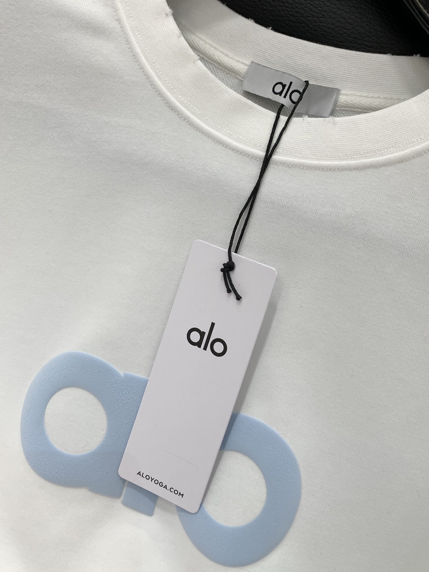 ，alo 阿洛，2025秋季最新款，专柜同步有售，原单狠货，时尚休闲圆领长袖T恤，上身很有特点！吸睛而有