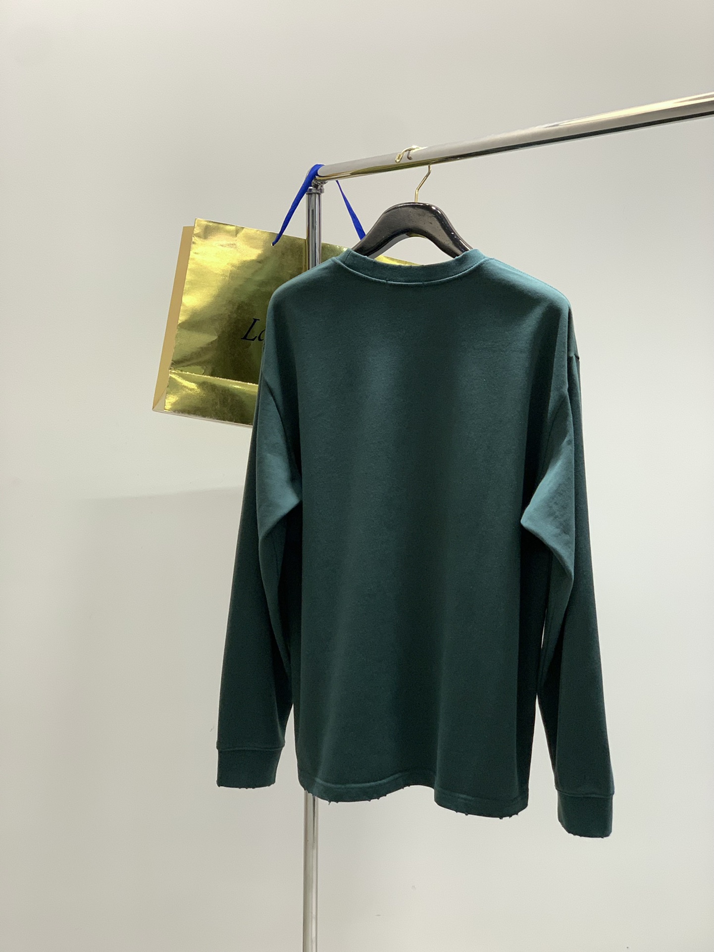 ，alo 阿洛，2025秋季最新款，专柜同步有售，原单狠货，时尚休闲圆领长袖T恤，上身很有特点！吸睛而有