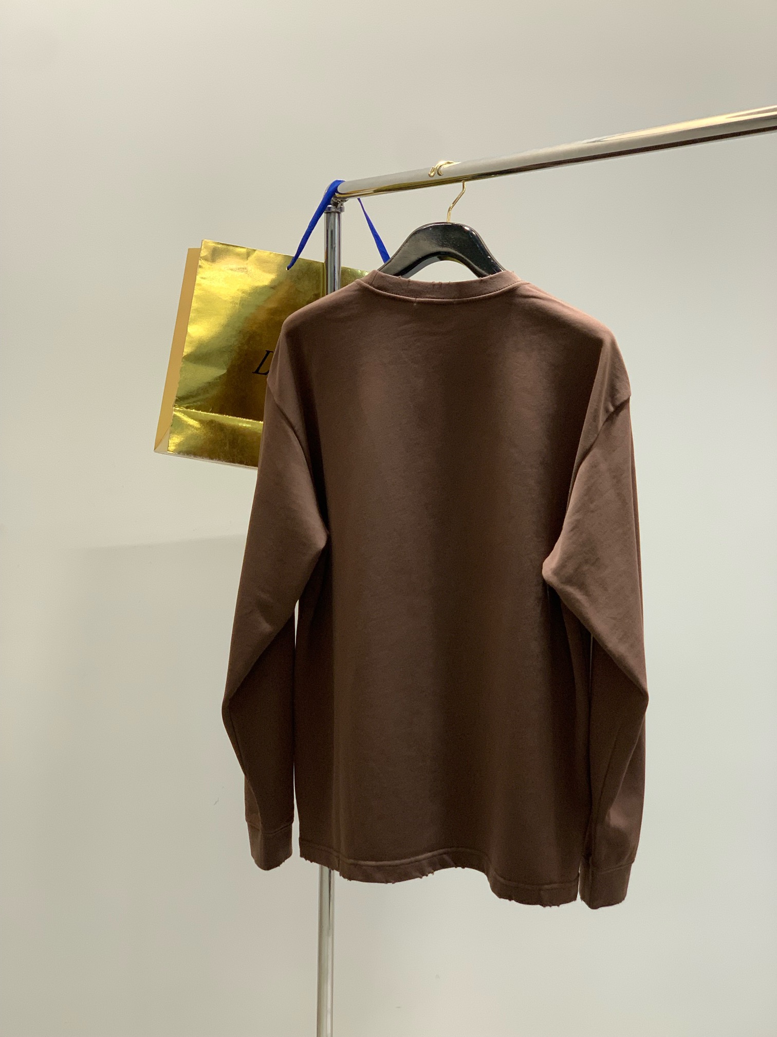 ，alo 阿洛，2025秋季最新款，专柜同步有售，原单狠货，时尚休闲圆领长袖T恤，上身很有特点！吸睛而有